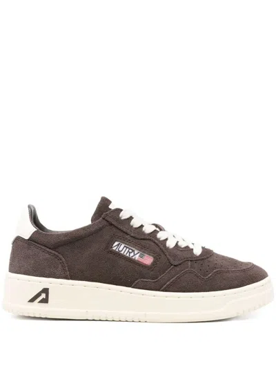 Autry Brown Suede Sneakers