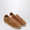 Autry 'windspin Low' Brown Sneaker With Logo On The Side And On The Heel In Brown