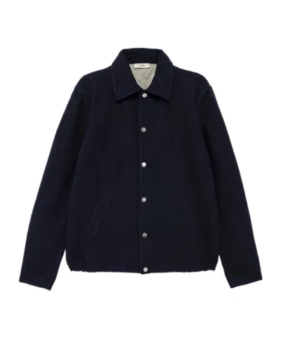 Autry Button-fastening Jacket In Black