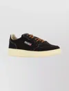 Autry Calf Hair Medalist Style Sneakers In Black