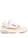 Autry Clc Low-top Leather Sneakers In White