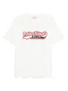 Autry White Cotton  X Maison Kitsunã© T-shirt In White