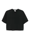 Autry Cropped T-shirt In Black