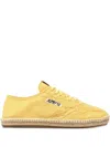Autry Canvas Espadrille Shoes In Yellow