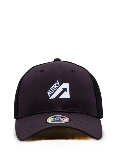 Autry Cap With Logo In Black