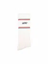 Autry Capsule White Maison Kitsuné Socks In White
