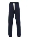 Autry Cotton Joggers With Logo In Azul