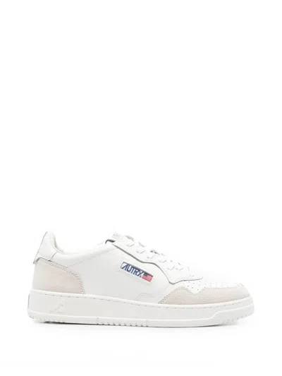 Autry Casual Perforated Leather Sneakers For Men In Animal Print