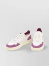 Autry Champion Leather Sneakers With Perforated Toe