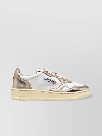 Autry Champion Low-top Metallic Toe Sneakers