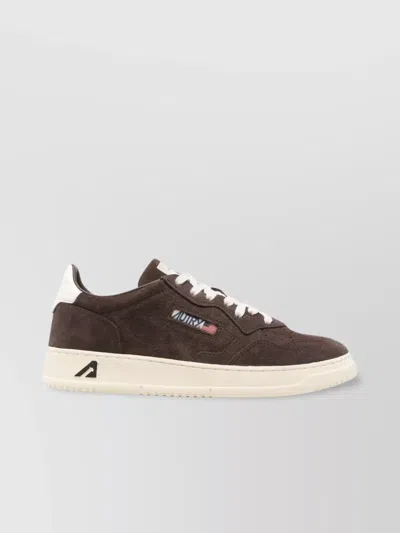 AUTRY CHAMPION SUEDE FINISH RUBBER SOLE SNEAKERS