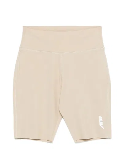 Autry Chic Ethestic Mini Waistband Shorts - Size S In Beige