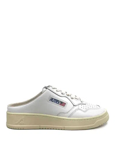 Autry Medalist Mule In White
