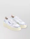 Autry Chunky Rubber Platform Sneakers In White