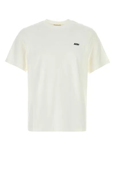 Autry Embroidered Logo Tee In Black