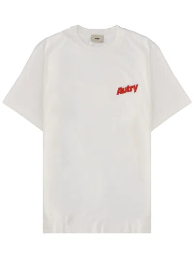 Autry Classic 100% Cotton Unisex T-shirt In White