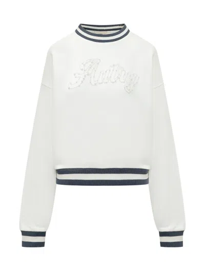 Autry Classic Logo Sweatshirt In Jersey White