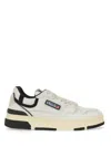 Autry Classic Low-top Sneakers With Cow Leather And Suede Accents In Neutral