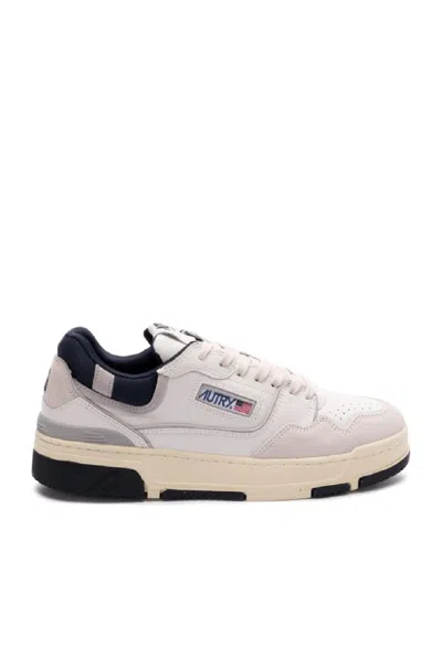 Autry Classic Low-top Sneakers With Leather In White