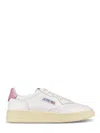 Autry Classic Low-top Sneakers With Perforated Detailing In Animal Print