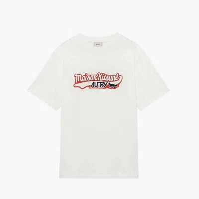 Autry Classic T-shirt For The Modern Wardrobe In Neutral