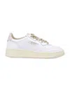 Autry Medalist Leather Low-top Sneakers In White