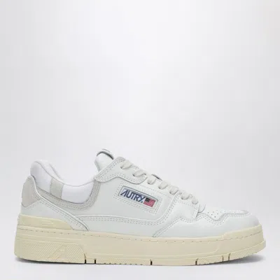 Autry Clc - Leather Sneakers In Mult/mat Wht