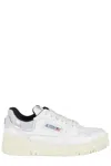 Autry Clc Classic White Leather Low-top Sneakers In White