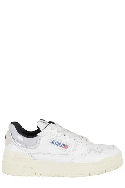 Autry Clc Classic White Leather Low-top Sneakers