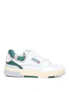 Autry White And Green Aerol Sneakers In Green
