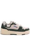 Autry Clc Low Leather And Suede Sneakers In Multi