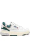 Autry White And Green Aerol Sneakers In Mm24 Wht/vapor/forest