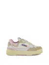 Autry Clc Low Retro-inspired Sneakers With Sole In Multi