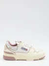 Autry Clc Panelled Low-top Sneakers In Neutral