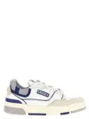 Autry White Blue Lace Up Sneakers