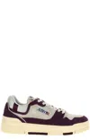 Autry Suede Clc Sne In Cream/barolo