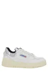 Autry 'clc' White Low Top Sneakers With Logo Patch In White