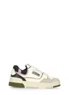 Autry Low Top Sneakers Leather Accents In Neutral