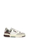 Autry Low Top Leather Sneakers With Raised Sole In Multi