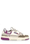 Autry Woman Sneakers Purple Size 8 Textile Fibers In Multi