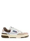 Autry Low-top Sneakers With Textured Panels And Cushioned Sole In White
