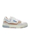 Autry Clc Low-top Leather Sneakers In White