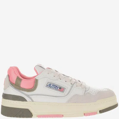 AUTRY CLC LOW SUEDE AND MESH SNEAKERS