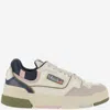 Autry Low Top Sneakers Leather Accents In Red