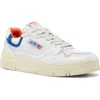 Autry Clc Low-top Panelled Sneakers In White/orange/blue