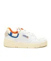 Autry Clc Lace-up Leather Sneakers In White