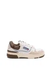 Autry Low-top Sneakers With Textured Panels And Cushioned Sole In White