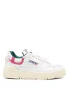 Autry Clc Low-top Sneakers With Leather In White