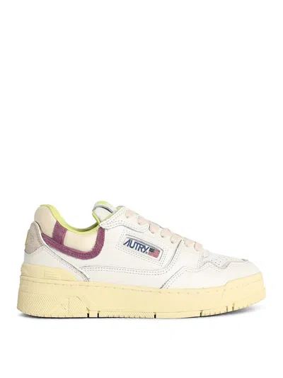 Autry Calfskin Leather Low-top Sneakers In White