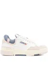Autry Sneakers Clc Low Leather And Suede Color White And Peach Whip In Multi